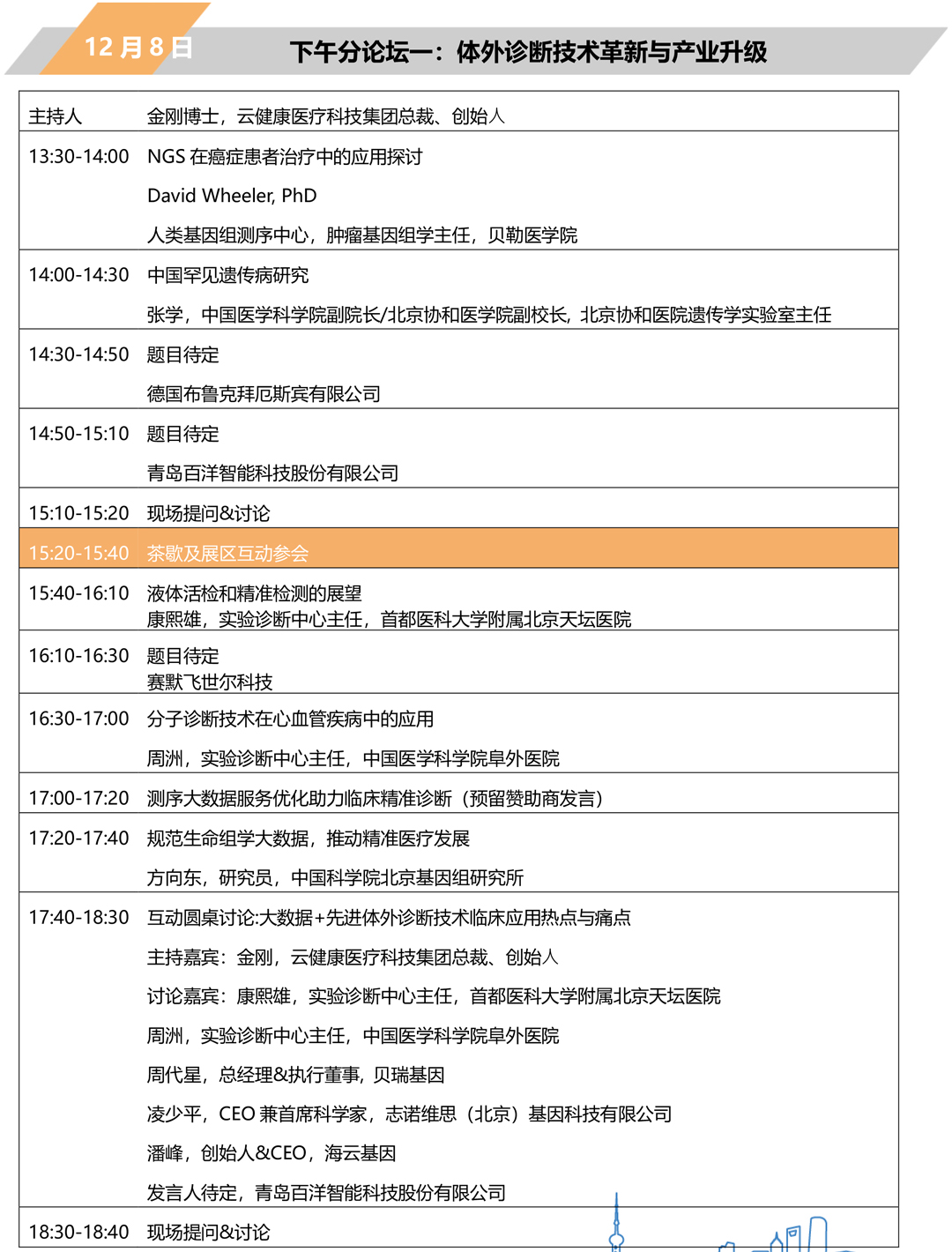 2018第三屆全球精準(zhǔn)醫(yī)療(中國)峰會(huì)12月上海召開-肽度TIMEDOO