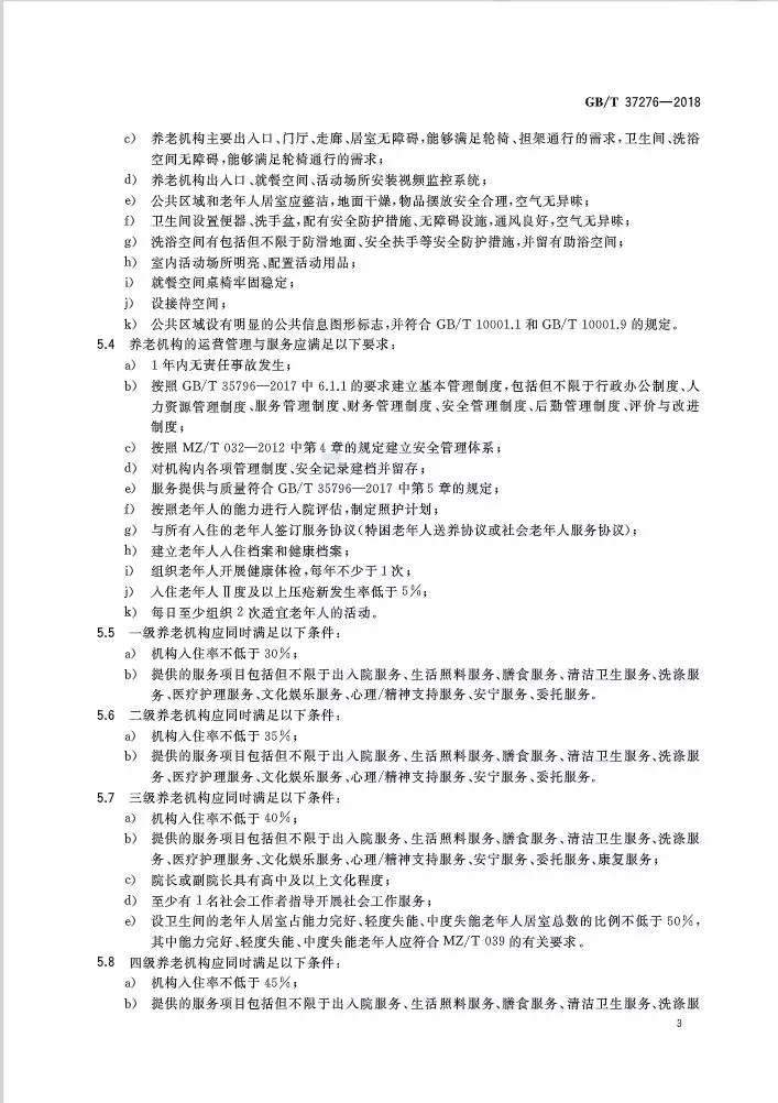 未標題-12.jpg 全國首個養(yǎng)老機構(gòu)等級劃分“國標”發(fā)布(附標準全文)-肽度TIMEDOO