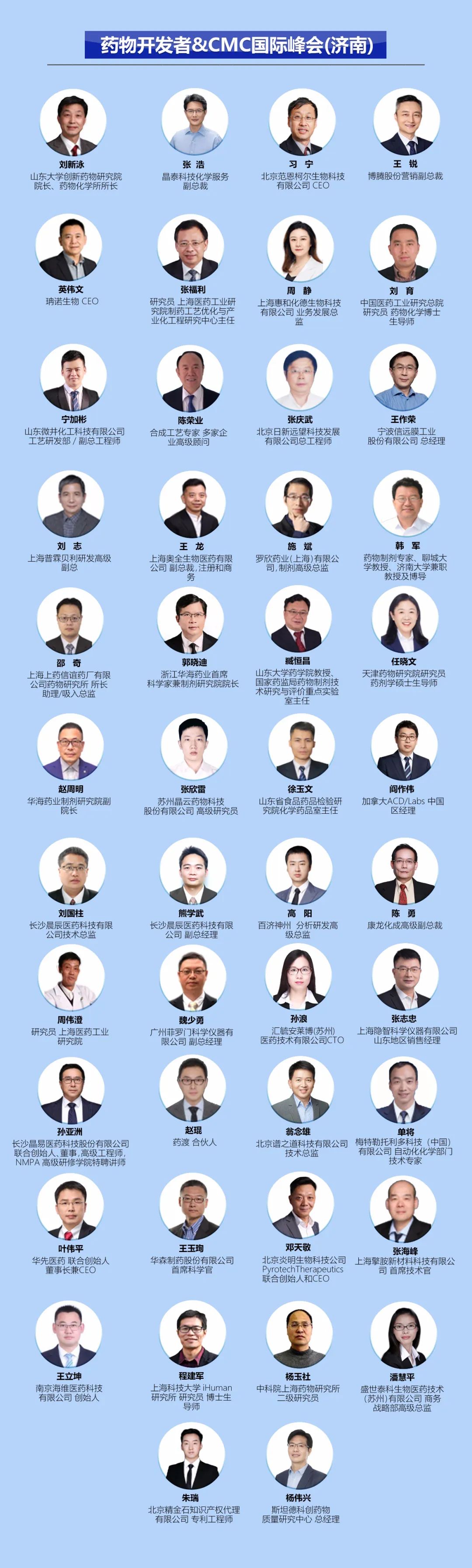 【下周濟南見】藥物開發(fā)者&CMC國際峰會火熱報名中~-肽度TIMEDOO
