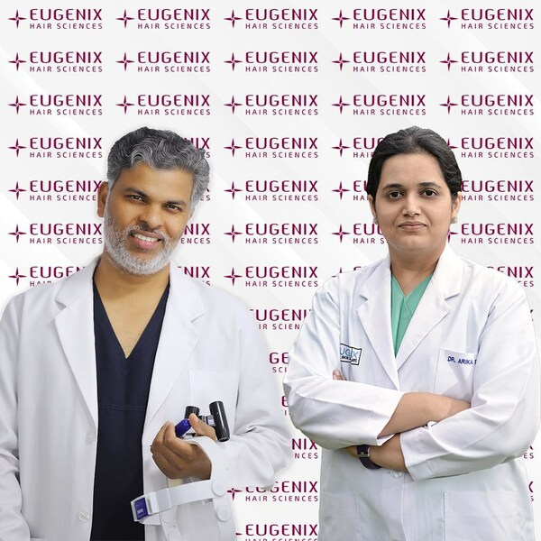Dr. Pradeep Sethi, Chairman , Eugenix Hair Sciences & Dr. Arika Bansal, Managing Director, Eugenix Hair Sciences Eugenix的Sethi 博士當(dāng)選世界FUE研究所科學(xué)主任-肽度TIMEDOO