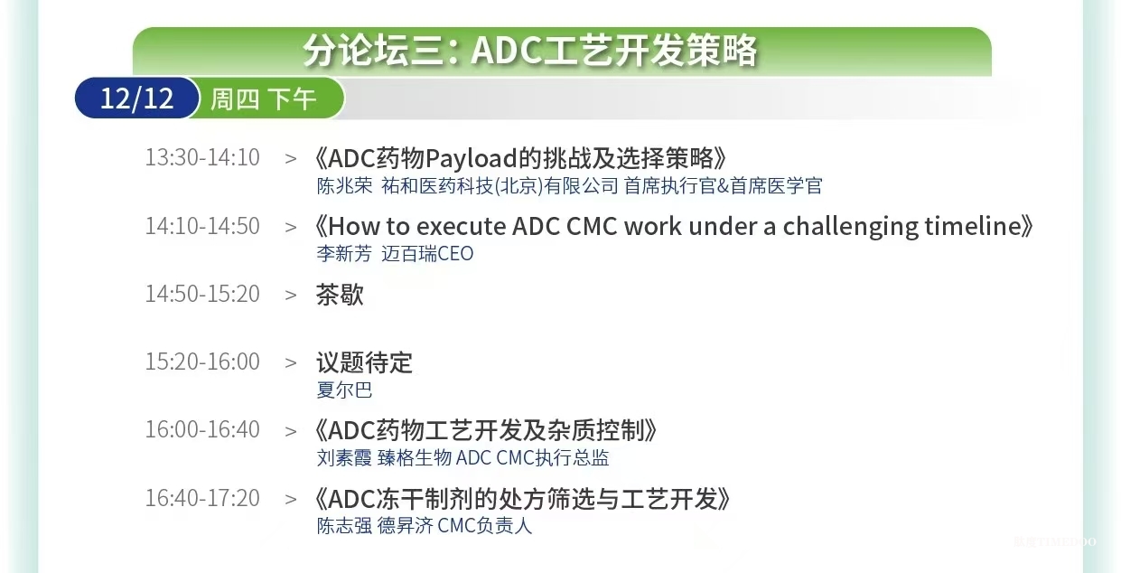 大會(huì)倒計(jì)時(shí)！12場(chǎng)主題論壇&70余位行業(yè)領(lǐng)軍者經(jīng)驗(yàn)之談-擁抱全球創(chuàng)新工藝＆生物工程新技術(shù)！-肽度TIMEDOO