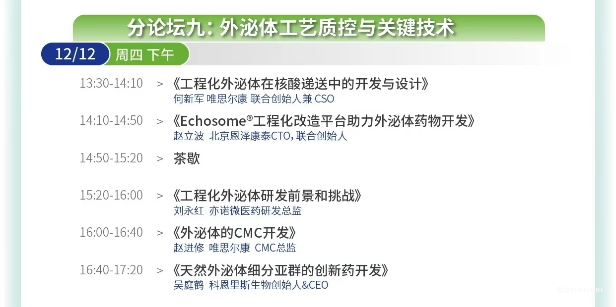 大會(huì)倒計(jì)時(shí)！12場(chǎng)主題論壇&70余位行業(yè)領(lǐng)軍者經(jīng)驗(yàn)之談-擁抱全球創(chuàng)新工藝＆生物工程新技術(shù)！-肽度TIMEDOO