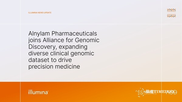 Alnylam Pharmaceuticals加入基因組發(fā)現(xiàn)聯(lián)盟，擴展多元化臨床基因組數(shù)據(jù)集，推動精準(zhǔn)醫(yī)療發(fā)展-肽度TIMEDOO