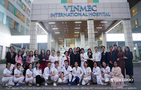 越南Vinmec醫(yī)院結(jié)直腸癌、肝癌和肺癌患者接受AIET細胞免疫療法后生存期延長——該技術(shù)源自日本-肽度TIMEDOO